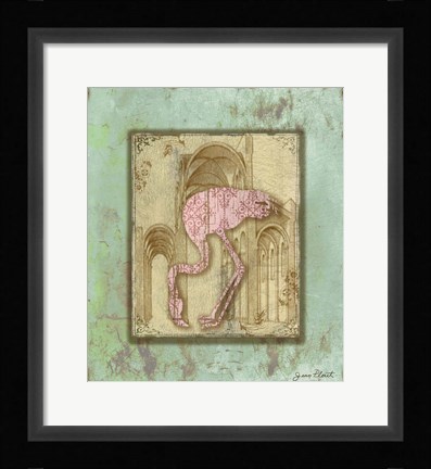 Framed Bird Silhouette 2 Print