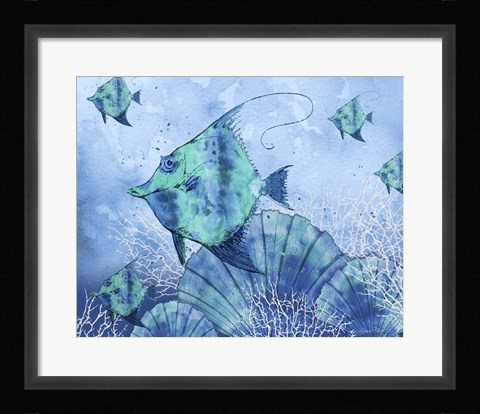 Framed Ocean Blues - A Print