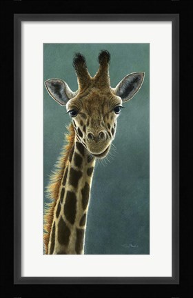 Framed Giraffe Beauty Print