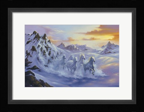 Framed After The Storm Print