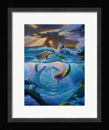 Framed Circle of Friends Print