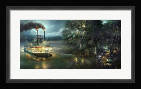 Framed Playing Pirate Print