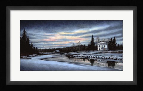 Framed Winter Dawn Print