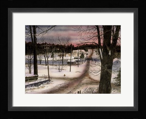 Framed Winters Day Print