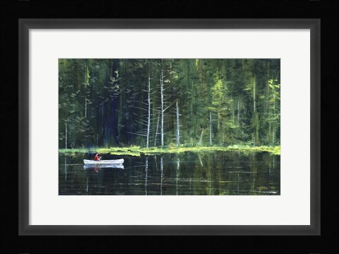 Framed Adirondack Green Print
