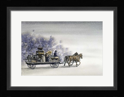 Framed Against the Wind Print