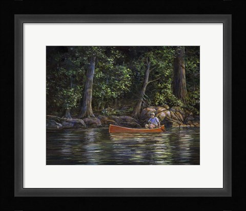Framed Along the Rivers Edge Print