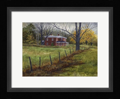 Framed Autumn in the Valley Print