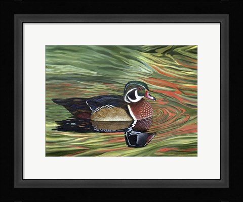 Framed Autumn Rivals Print