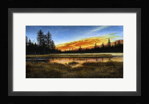 Framed Blazing Quietude Print