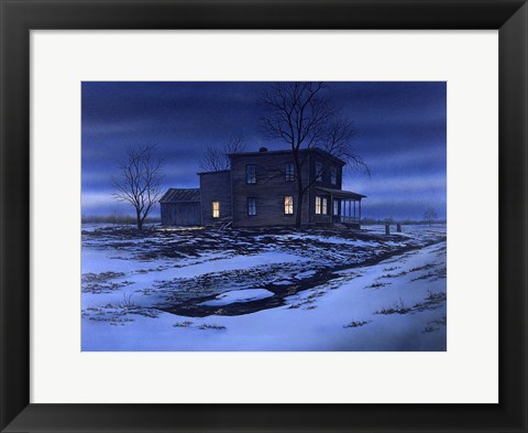 Framed Deep in December Print
