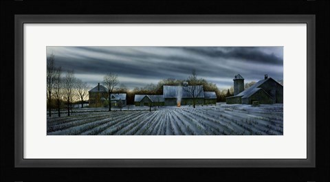 Framed Eve Fires Print