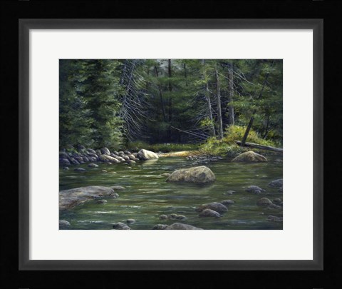 Framed Forest River Print