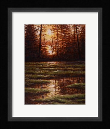Framed Inland Waters Print