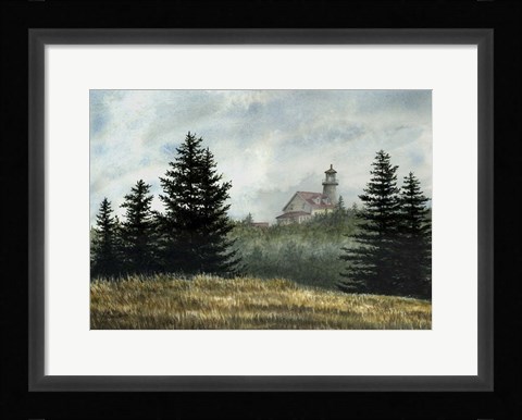 Framed Island Light Print