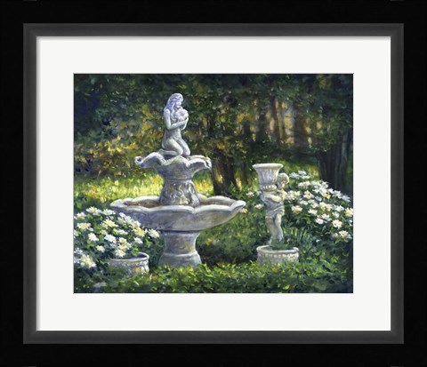 Framed Light in the Garden Print