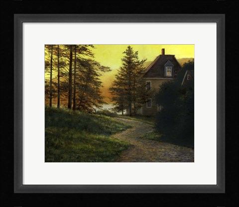 Framed Manana Glow Print