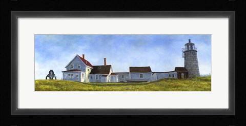 Framed Monhegan Island Light Print