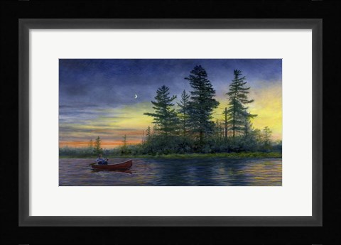 Framed Moon Shadow Print