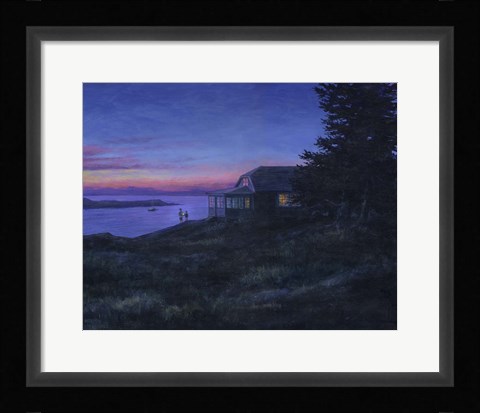 Framed Night Light Print