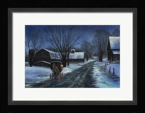 Framed Night Ride Print