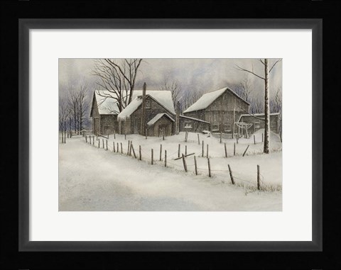 Framed Sometimes in Winter Print