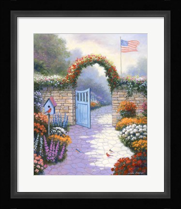 Framed Garden Splendor Print
