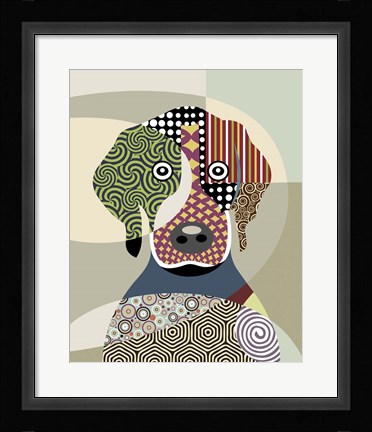 Framed Beagle Dog I Print