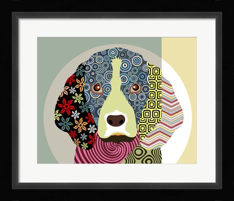Framed Beagle Dog III Print
