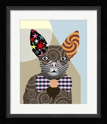 Framed Chihuahua Dog Print