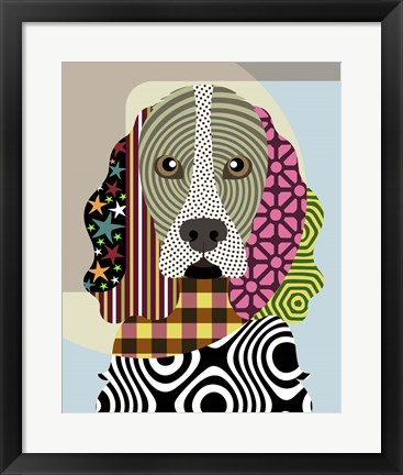 Framed Cocker Spaniel Dog Print