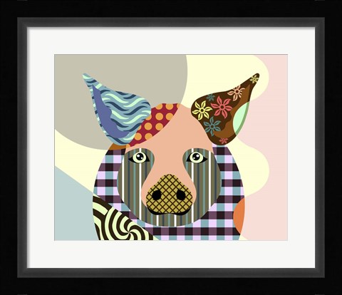 Framed Piggy Print