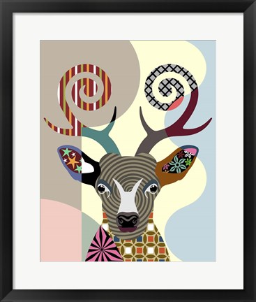 Framed Spectrum Deer Print