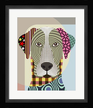 Framed Great Dane Dog Print