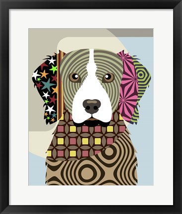 Framed Brittany Spaniel Print
