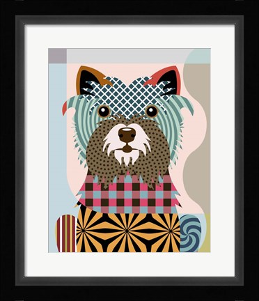 Framed Cairn Terrier Print