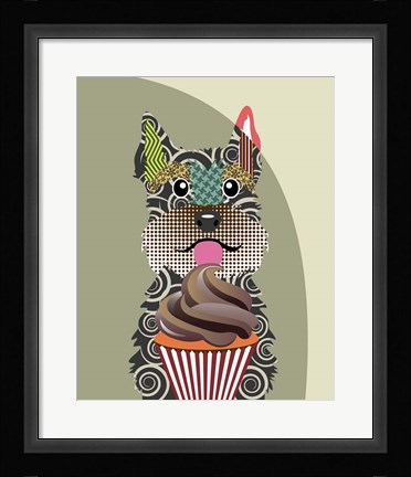 Framed Schnauzer Print