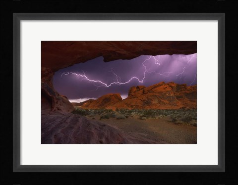 Framed Desert Storm Print