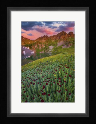 Framed San Juan Sunrise copy Print