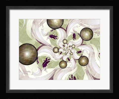 Framed Morning Glory Print