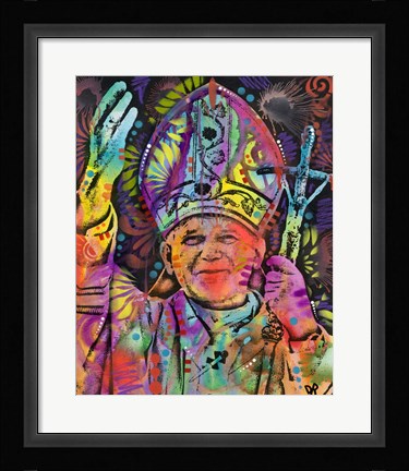 Framed Pope Print