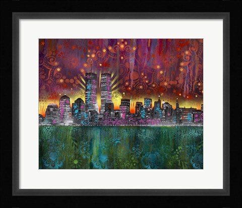 Framed Skyline Print