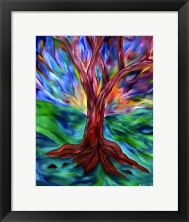 Framed Chromatic Tree Print