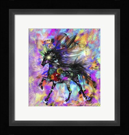 Framed Galaxy Horse Print