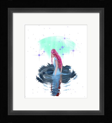 Framed Lady In The Lake Print