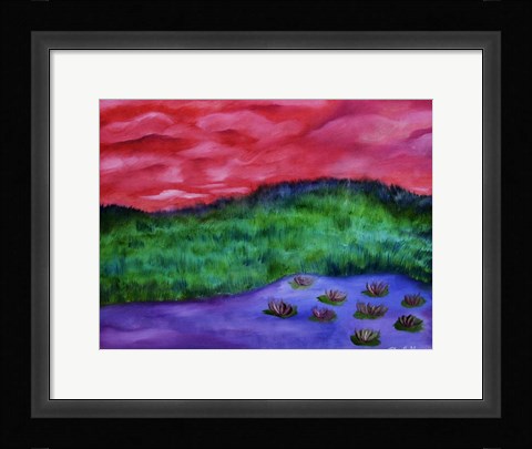 Framed Royal Sunset Print