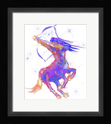 Framed Sagittarius Print