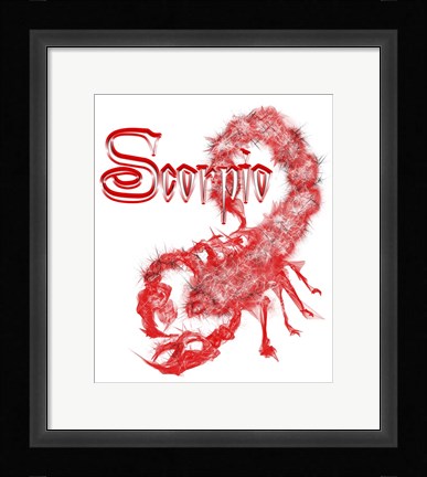 Framed Scorpio Print
