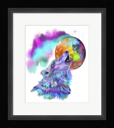 Framed Impossible Wolf Print