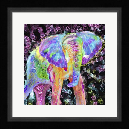 Framed Elephant Print